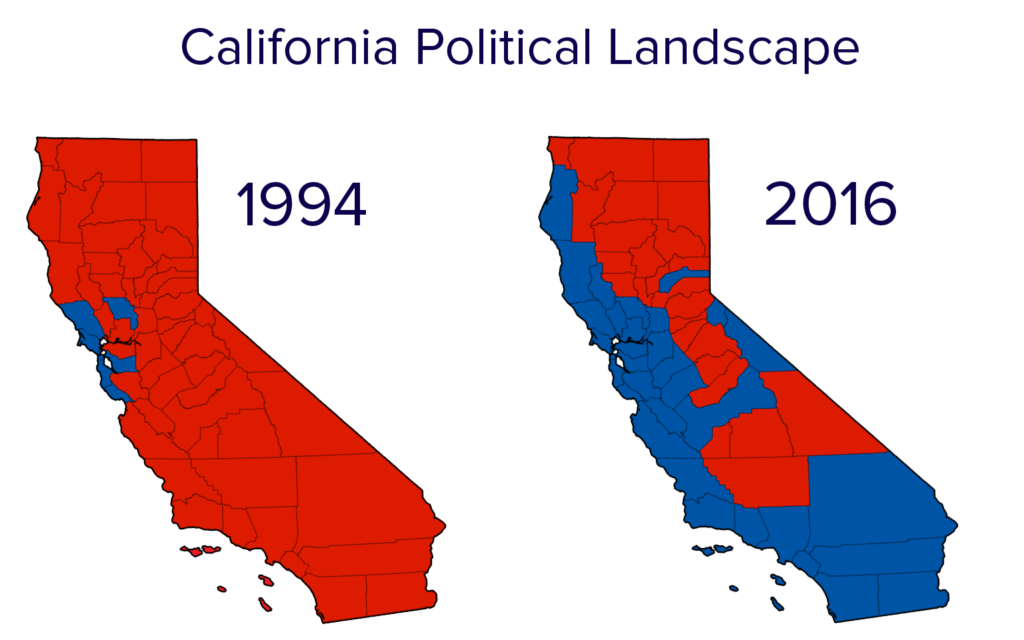 California Comparison Map