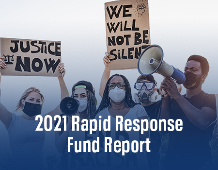 2021 Rapid Response Fund Report Support Community in a Time of Crisis