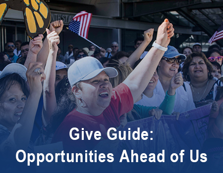 Give Guide: Opportunities Ahead of Us