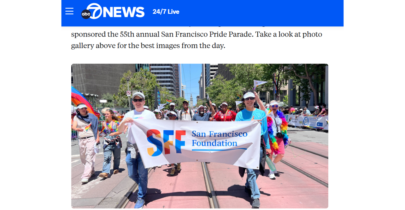 San Francisco Pride Parade and Celebration 2025